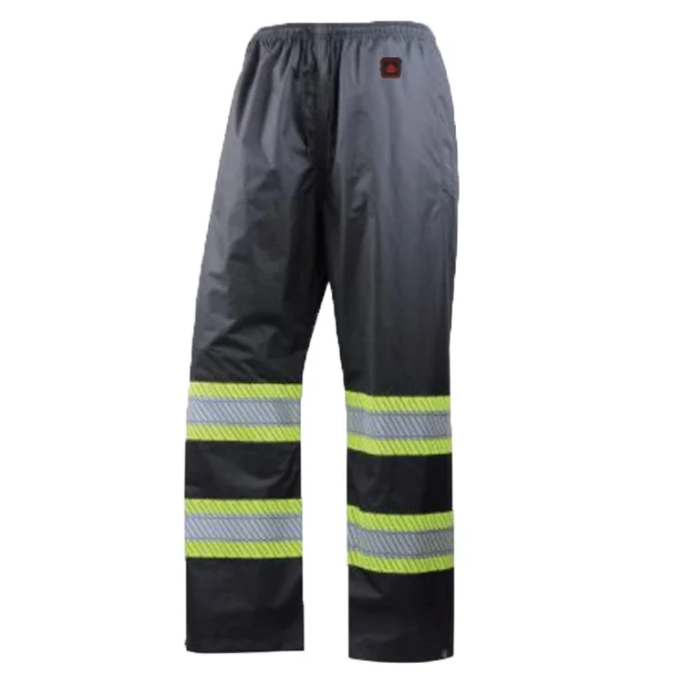 Hot sale new design HI Vis waterproof/windproof softshell Heated jacket with reflective tape