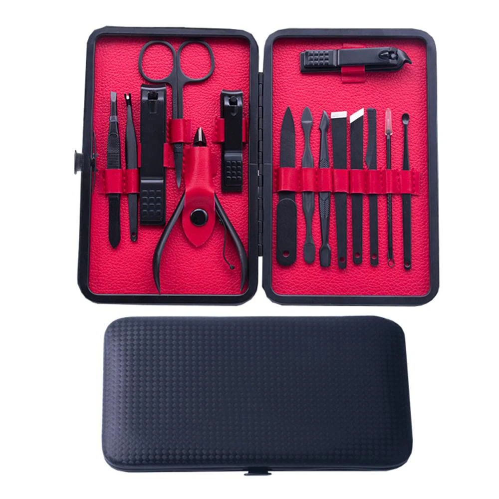 Pure stainless steel manicure and pedicure set reasonable price OEM service low MOQ durable manicure pedicure set
