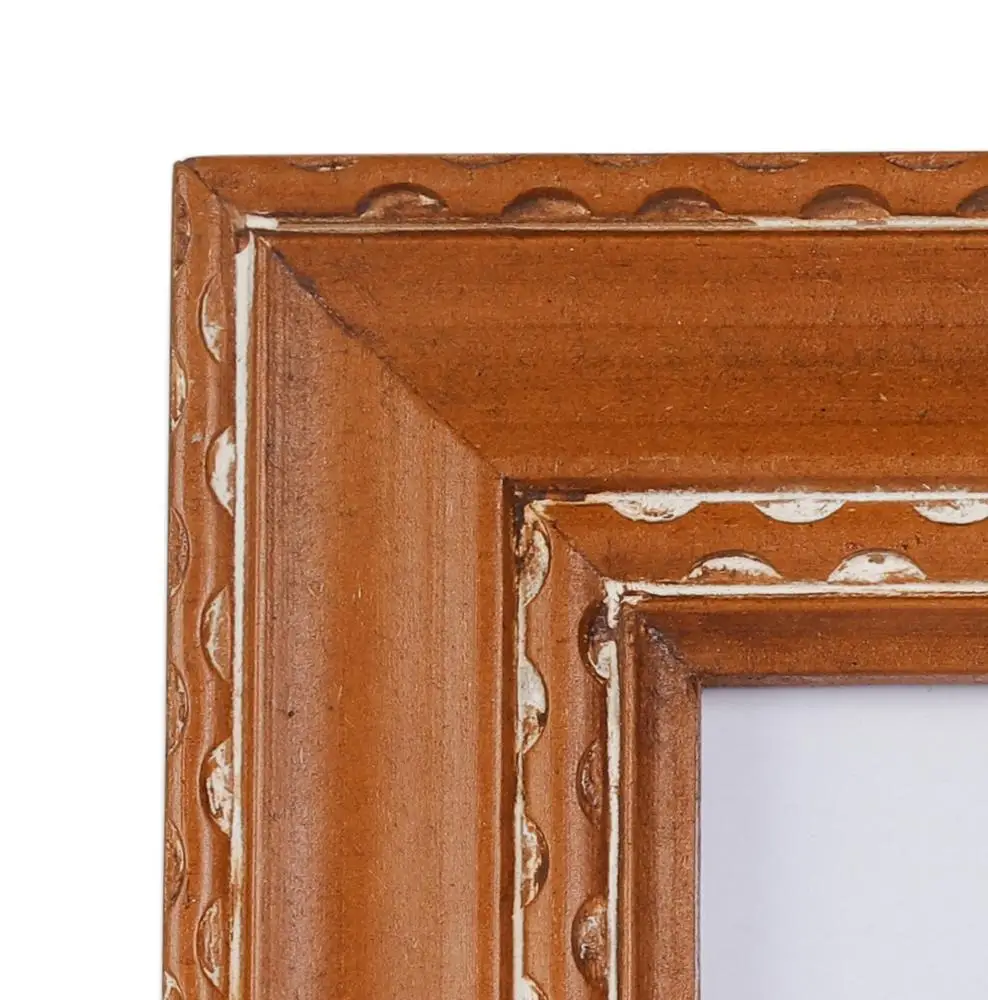 Brown Wooden Picture Photo Frame Wall Hanging Customize Photo Frame 4x6Inches Vintage Large-size Wooden Picture Display Frame