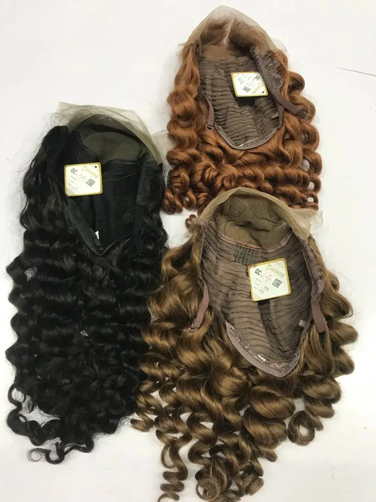 Wavy curly Best Sale The Top Quality Hair Wig Vendors Wholesale In Vietnamese, Cuticle Aligned Silky Human Hair Wigs many color