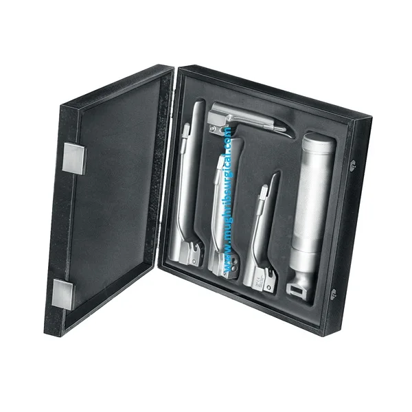 Набор ларингоскопов Guedel-Negus 4 лезвия 1 ручка