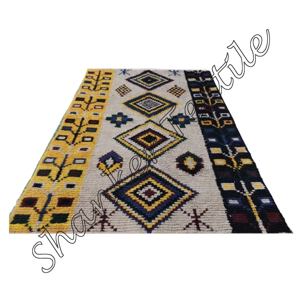 5x8 New Bohemian Rug Abstract Area Rugs & Carpets Non-Slip Boho Carpet Moroccan Floor Mat