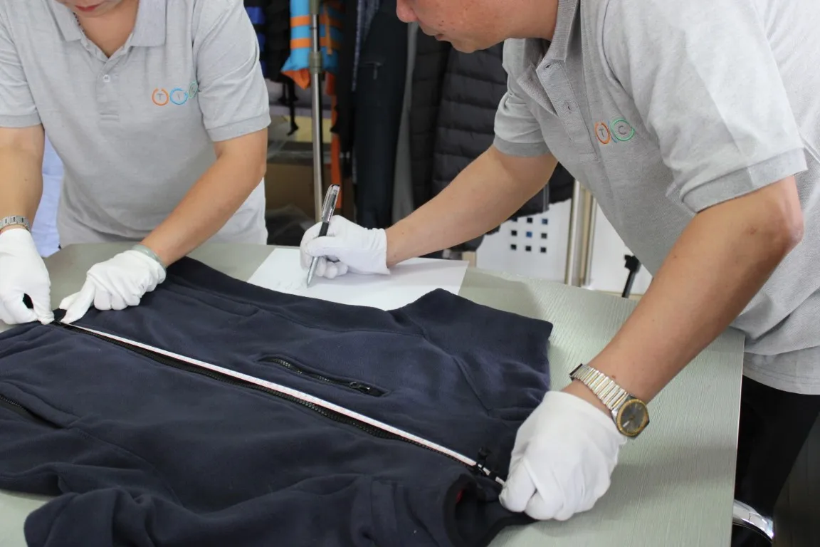 Проверка продукции в Азии-индейки одежды