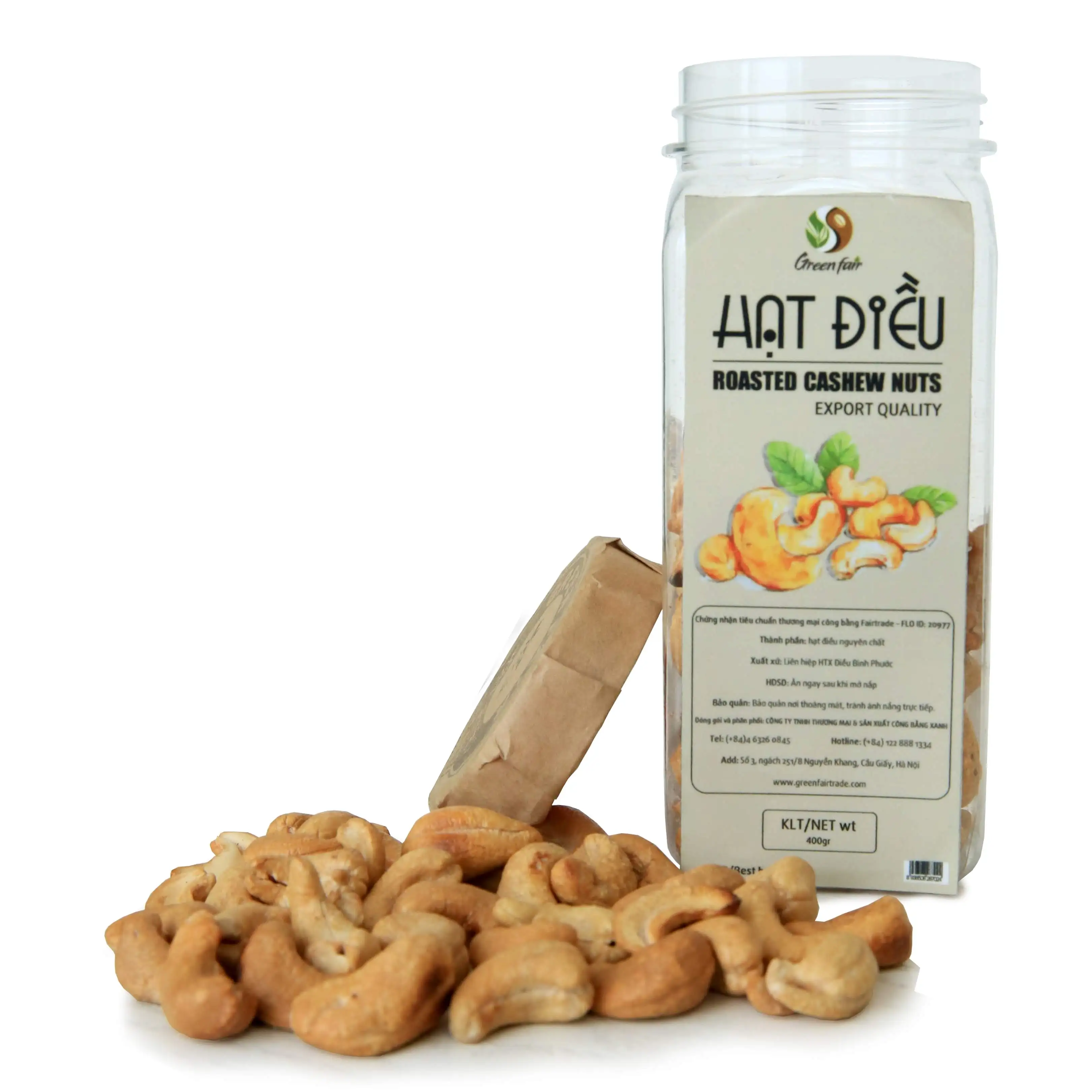 Roasted Cashew Nuts finished product Salt W240 W320
