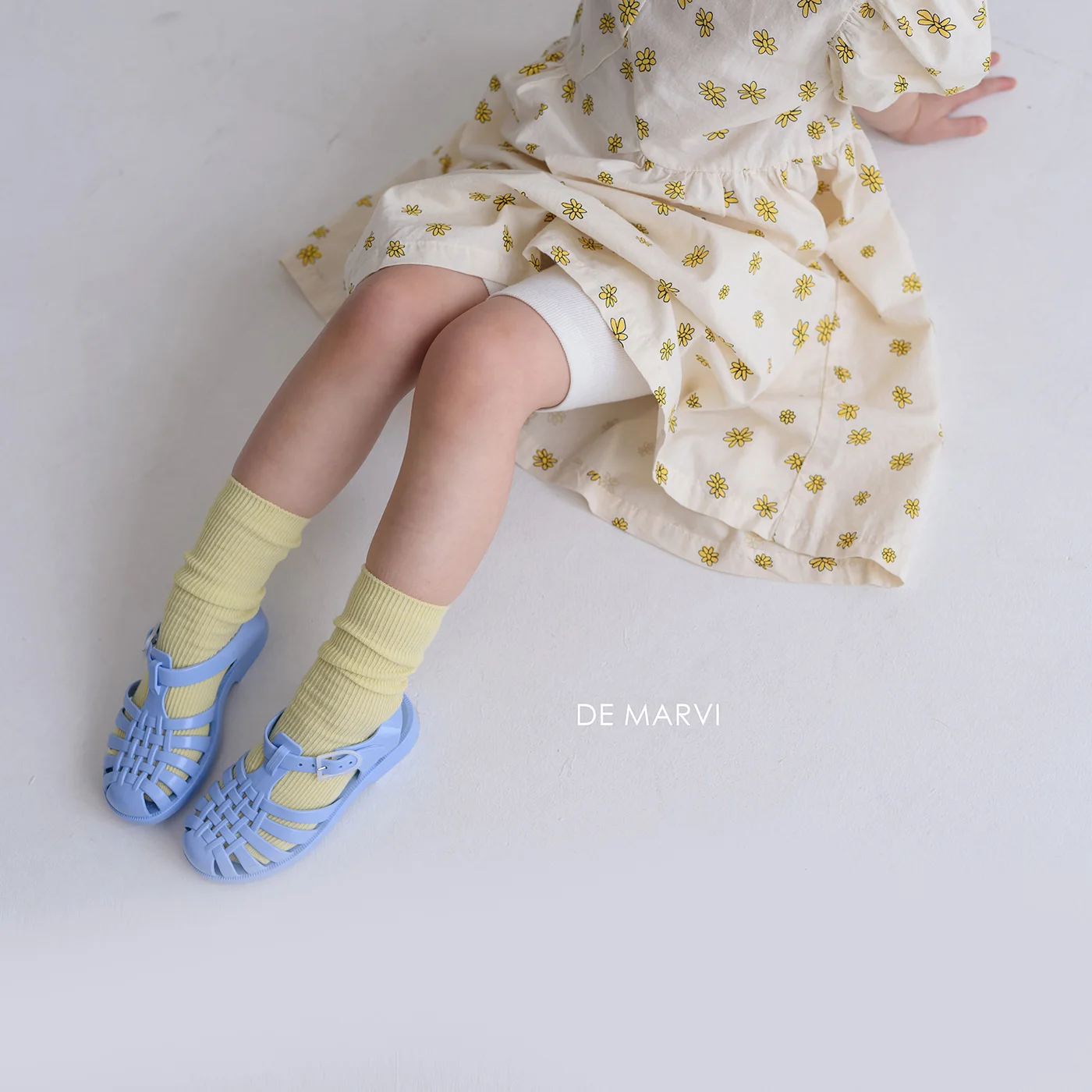 DE MARVI Kids Toddler Girls Summer Rib Leggings Shorts Clothing Korean Manufacturer MADE IN KOREA