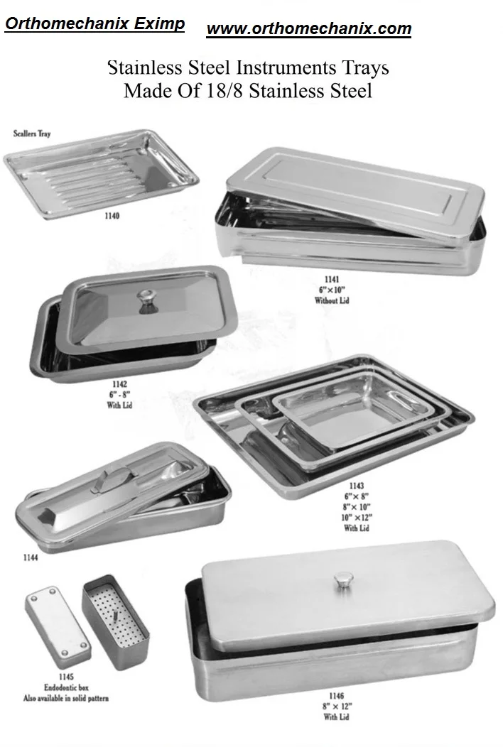 
High Quality Surgical Instruments Tray. Japanese Stainless steel 