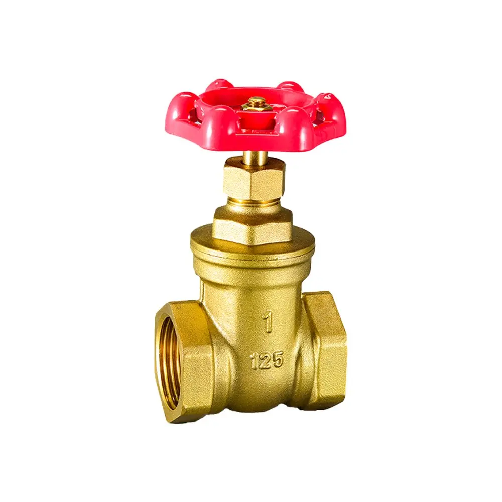 Медный задвижной клапан в современном дизайне с внутренней резьбой BSP для водопроводной трубы