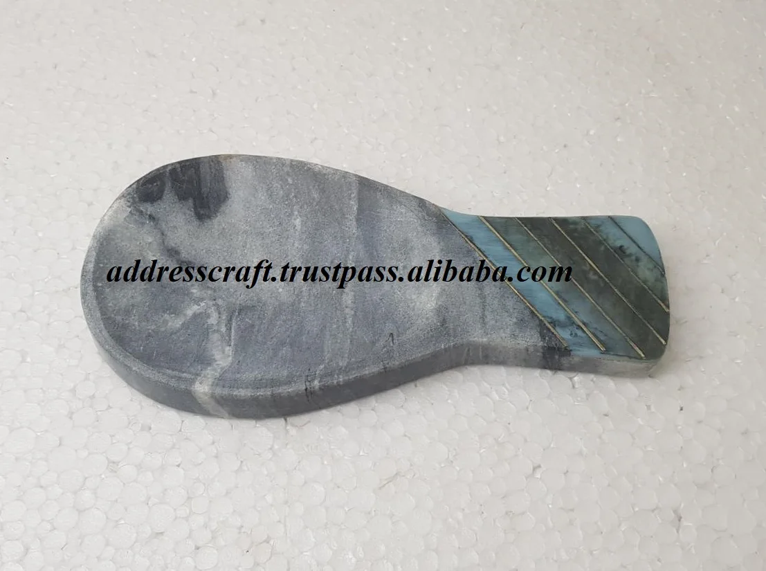 Latest Design Marble And Resin Spoon Rest Spoon Holder For Kitchen  Hotel Restaurant Use Kitchen Utensils Kitchen Accessories