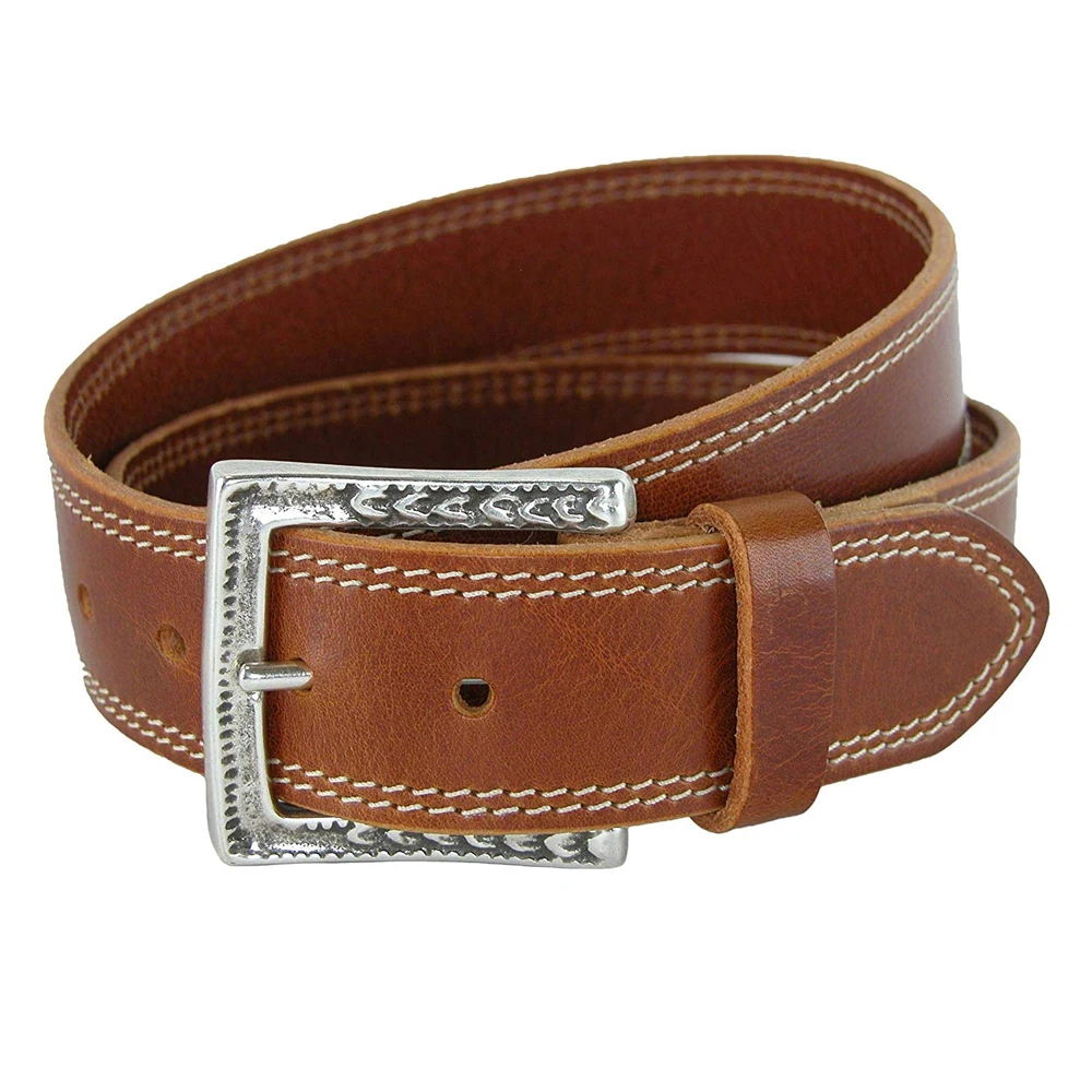 Wholesale Men Black Casual Genuine Leather Brown Dress Belt