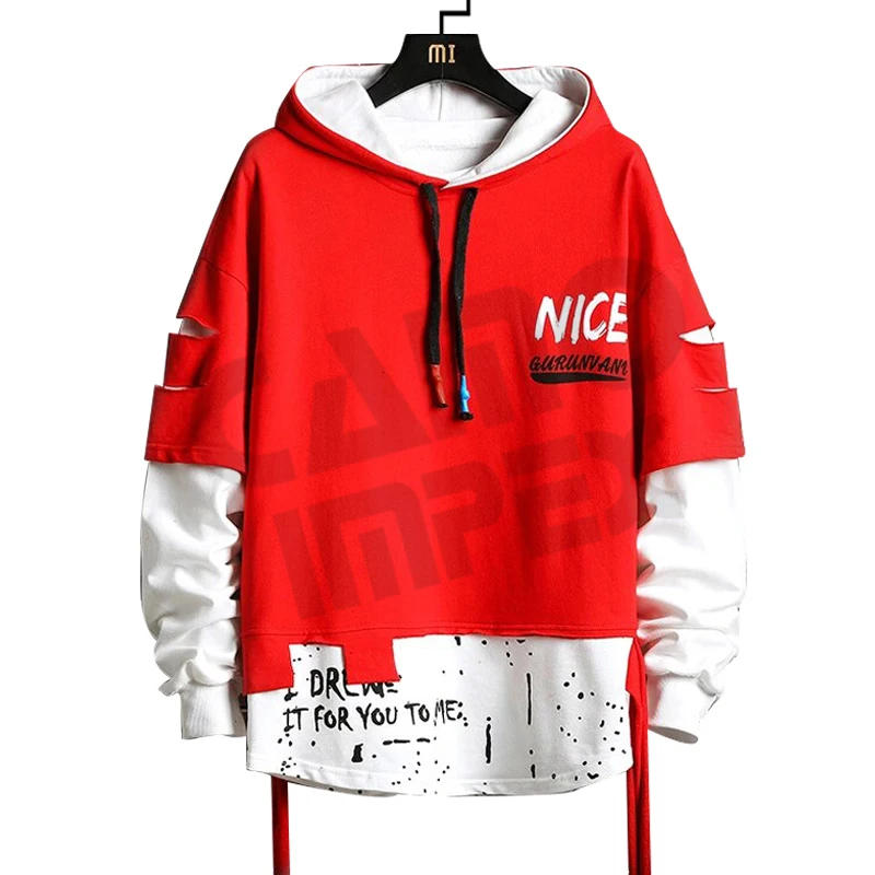 2022 Spring Autumn New Streetwear Hoodies Men Fashion Print Harajuku Style Hoodies Long Sleeve Mens Hoodie Casual Pullover