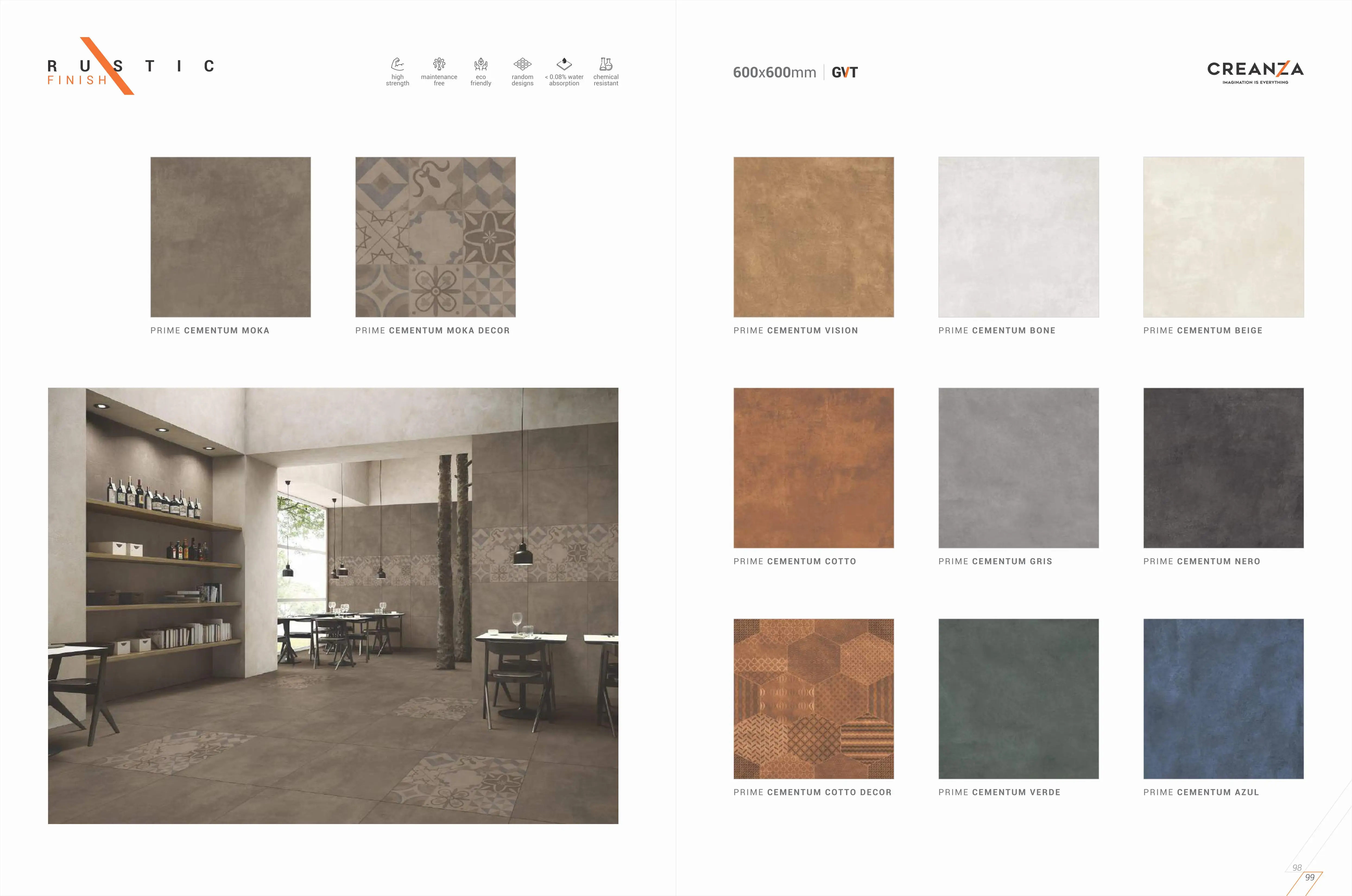 plain brown rustic surface floor tiles rectifier tiles fore home decor 60x60 60x120 from indian manufacturer