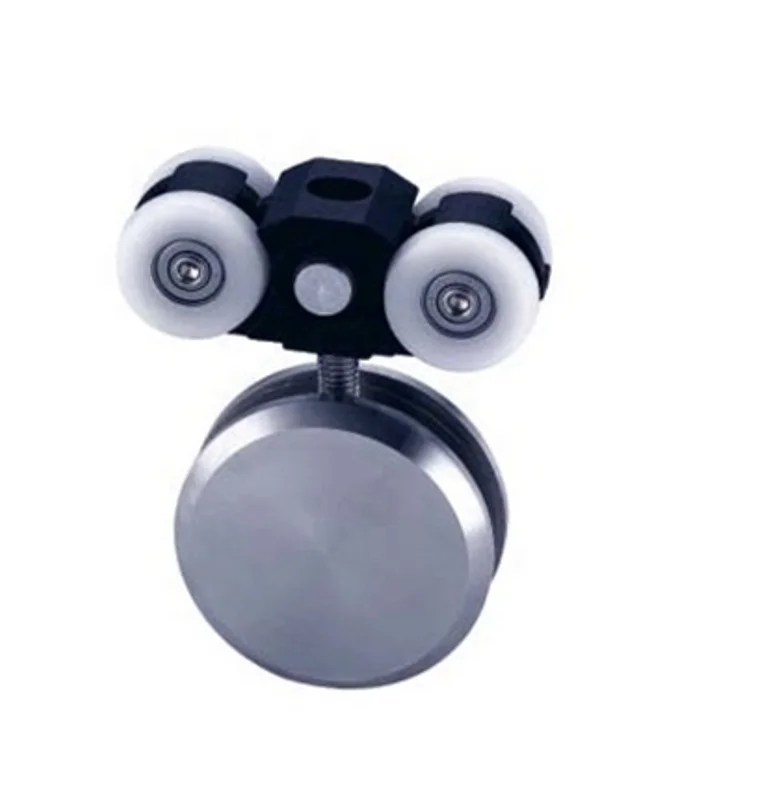 Round Sliding Glass Door roller for 8-12mm glass stainless Steel material high quality glass door roller