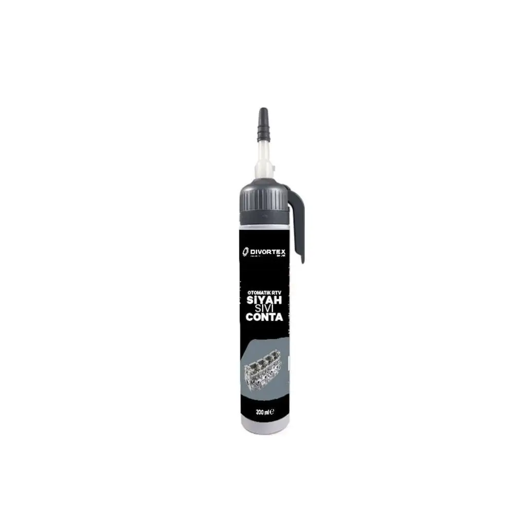 Divortex Black Silicone Sealing Compound with Trigger 200 Ml