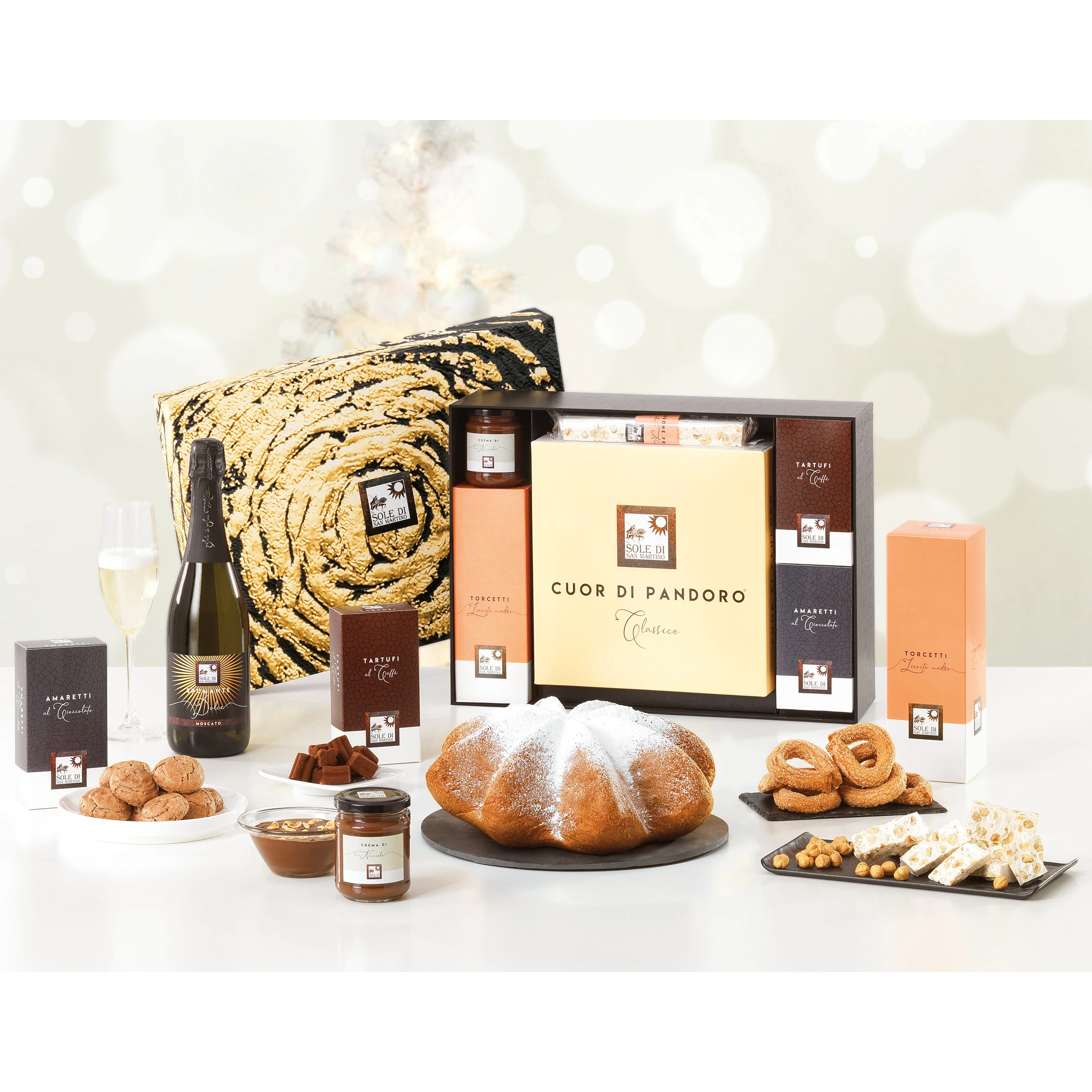 Food & beverage Italian PREMIUM Food & Wine bundle of products in giftbox KIT 9