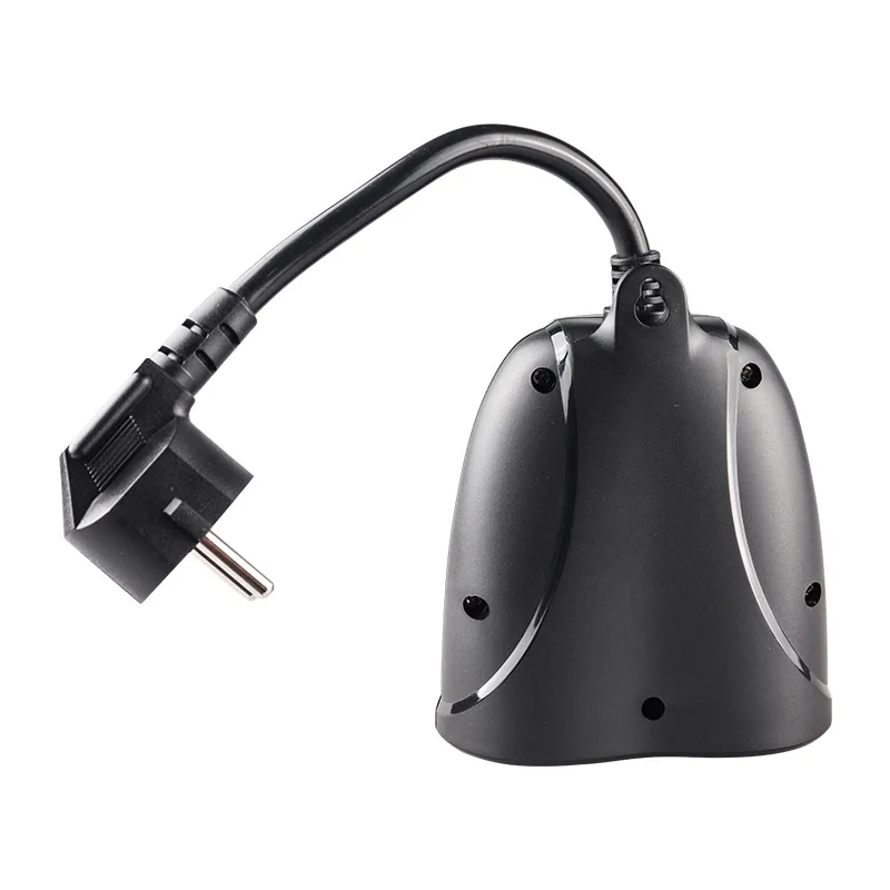 MXQ WiFi smart outdoor plug US waterproof work with alexa google at home