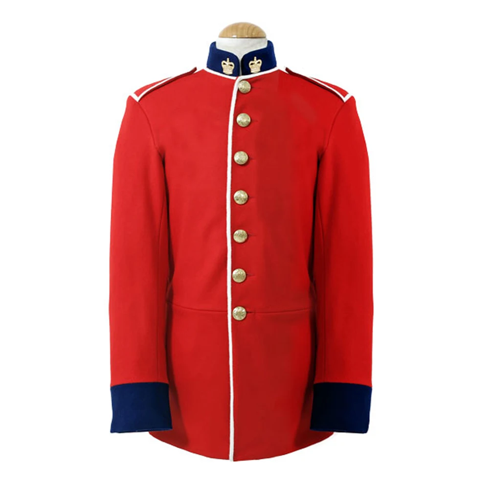 tactical Royal jacket RMLI tunic UK marching band uniform red wool high quality custom officer coat with trouser
