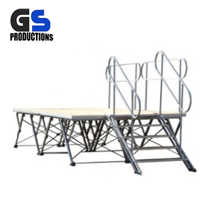 High Quality Aluminum outdoors movable folding portable stage platform