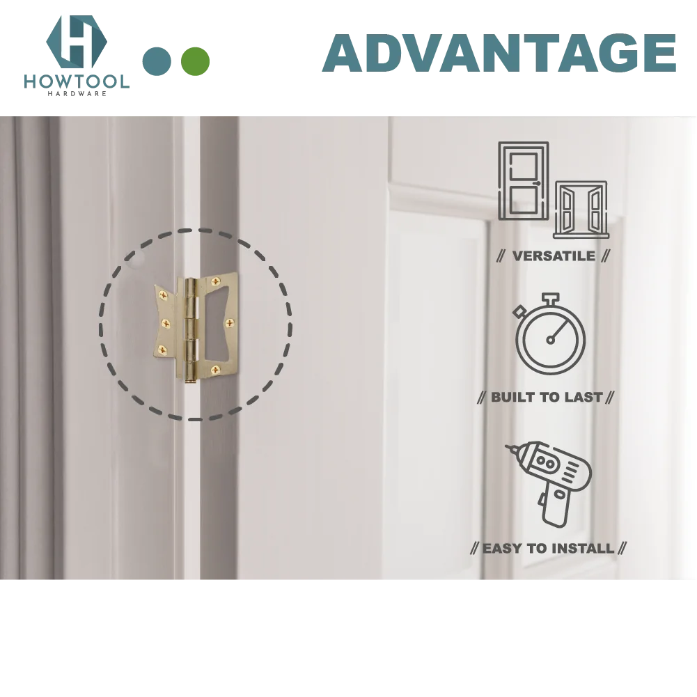 Дверные петли не врезные-легко устанавливаются дверные из нержавеющей стали 3 дюйма-плавный ход