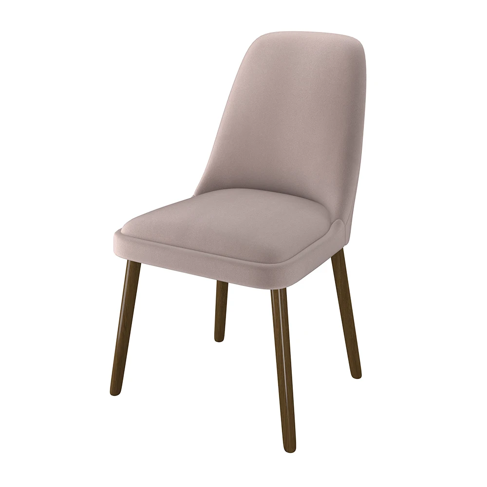 
Office modern chair for business and home office upholstered velour fabric with solid wood birch legs dining room chairs 