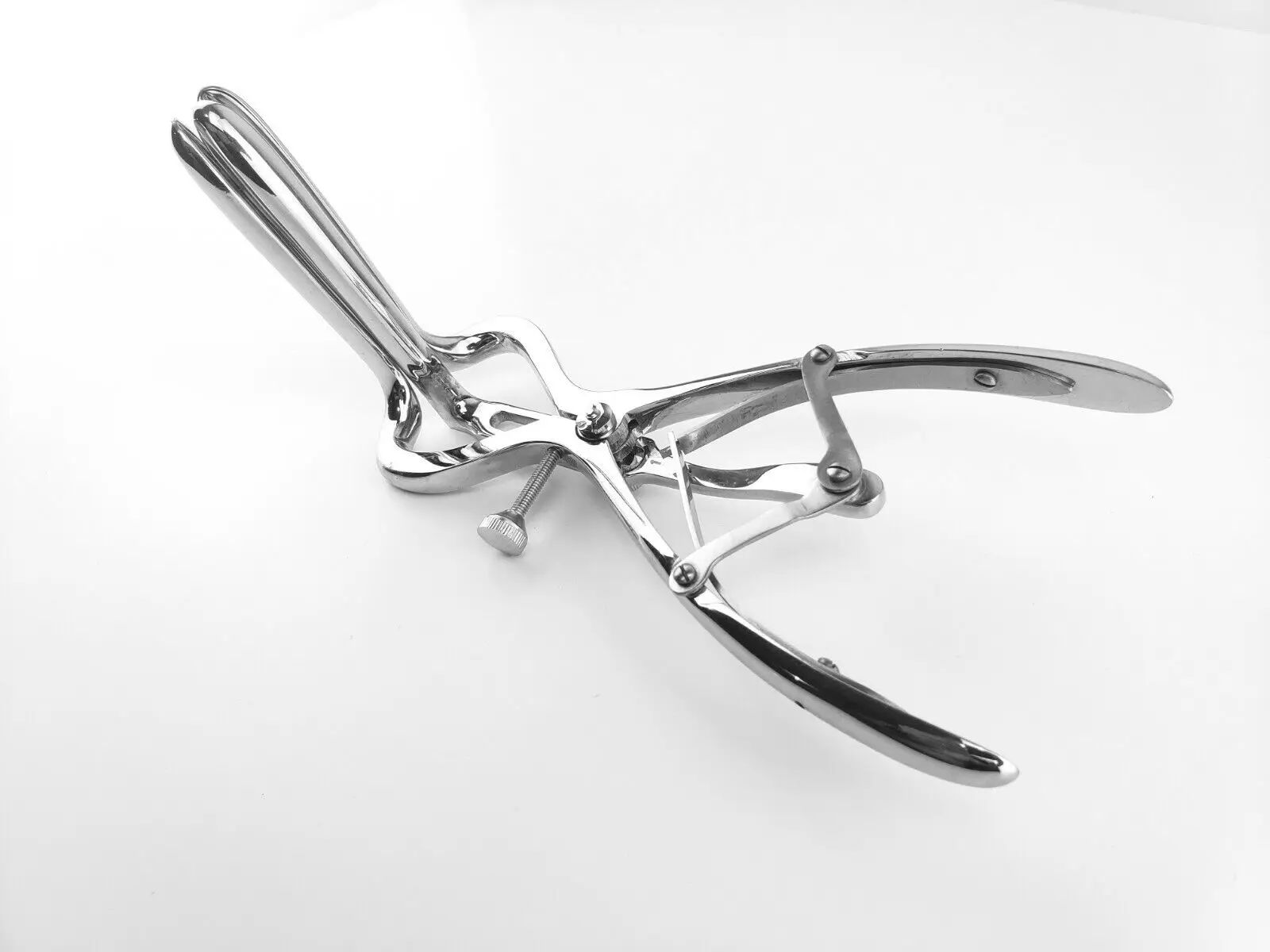 Металлический расширитель влагалища Анальный с 3 зубцами