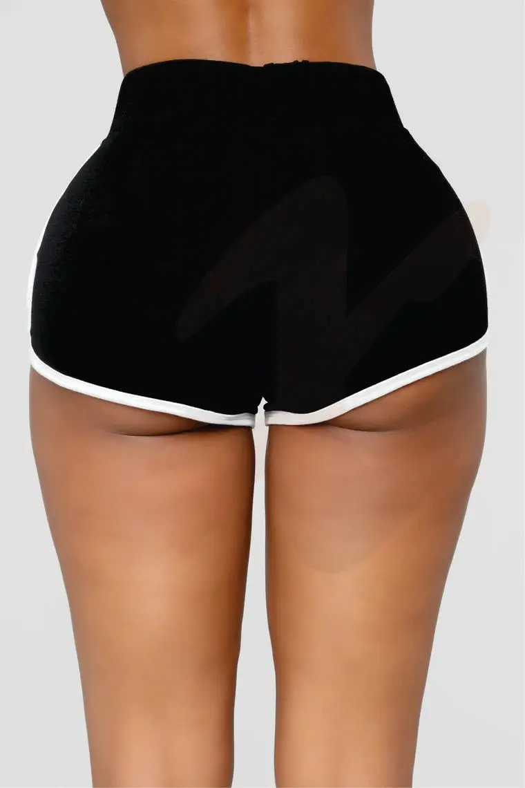 Sports shorts summer new elastic patchwork soft booty biker shorts women 2021 Swiming Shorts