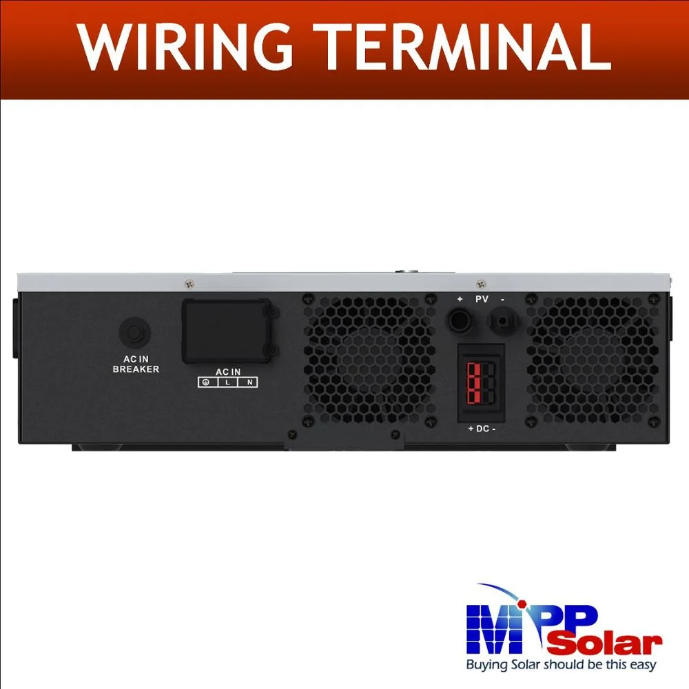 PIP2724LV-MR  3kva 2700w 24v 110v MPP Solar inverter AVR 25A MPPT  charger 25A battery charger 750w pv input pure sine wave