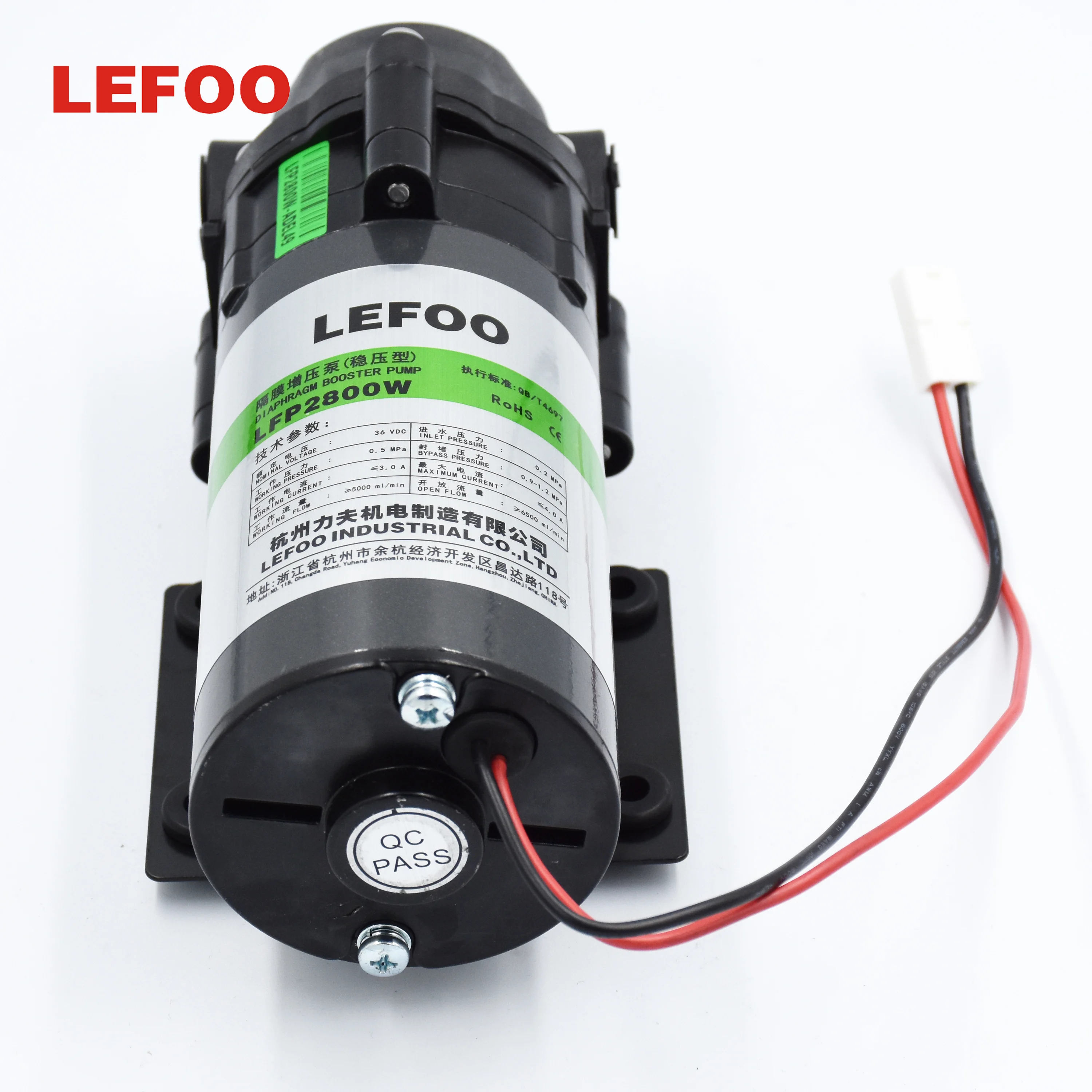 Высококачественный насос обратного осмоса LEFOO 800 GPD для промышленного очистителя воды и системы