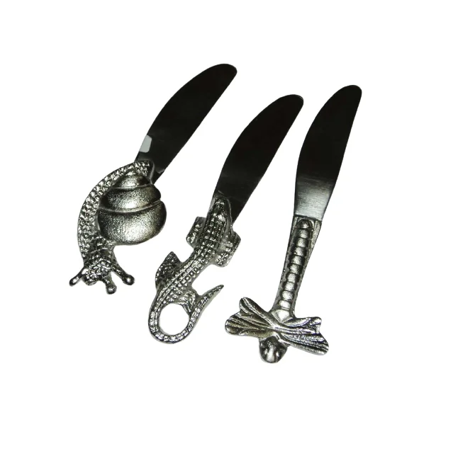 Insects Head Stainless Steel Knife Set Manufacturer of Hand Casted Knife with Stainless Steel Blade