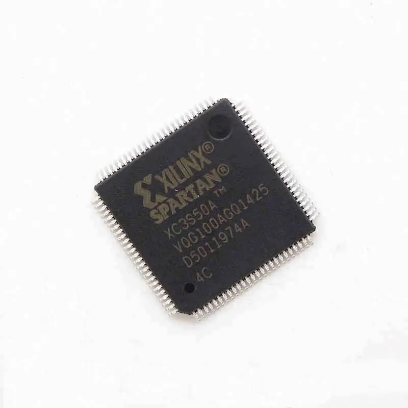 Xc3s50a-4 Fpga Spartan-3A Family 50K Gate 1584 Cell 667Mhz 90Nm Technology 1.2V 100-Pin Vtqfp - Tray Ic Chip Xc3s50a-4Vqg100c