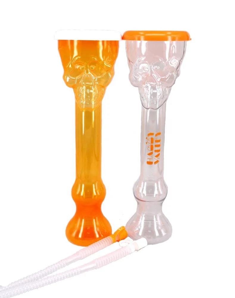 
Пластиковый сланцевый двор для вечеринки без бисфенола А с соломинкой и Новинка каркас для бутылки на Хэллоуин 