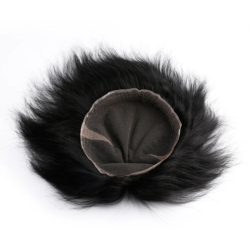 High quality Natural Hairline Man Wigs Hair System Natural 100% Human Hair Toupee For Men