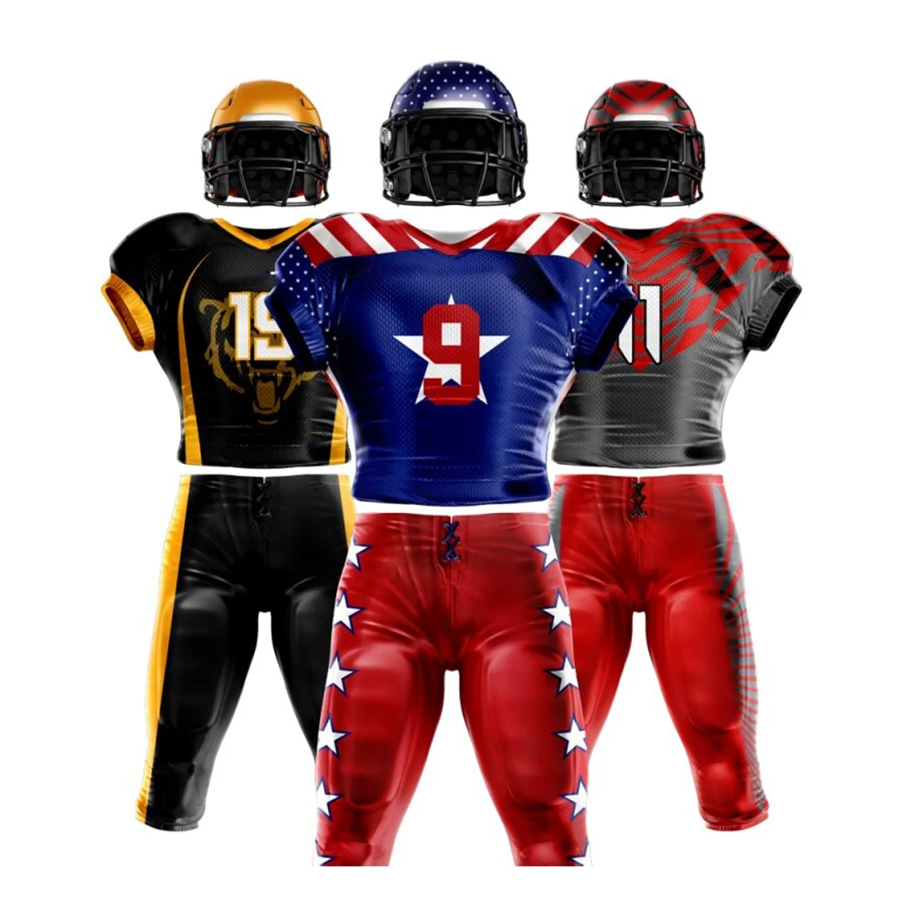 American Football Uniforms Wholesale custom cheap American football jersey / Custom American Football Deal Package.