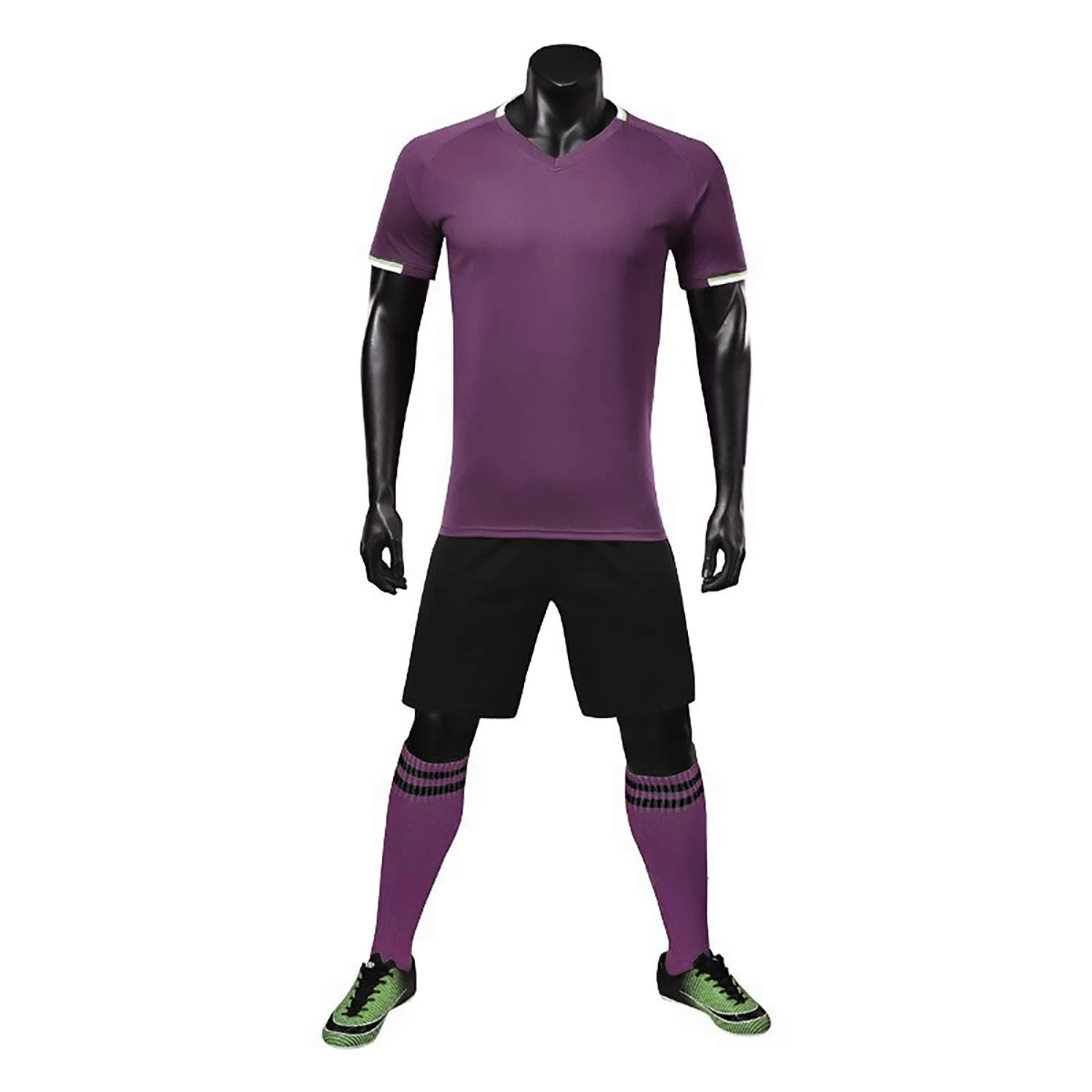 New Design Soccer Uniform Team Solid Sportswear Sublimation Printing Multi Color Football Uniform Wholesale