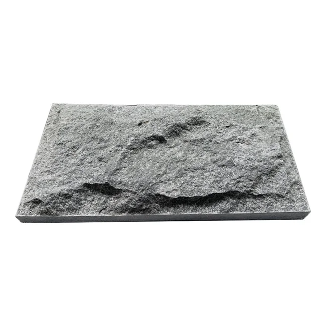 Crystal Black Stone Dark Grey Marble Tiles Stacked Wall Cladding Stone and Wall Decoration