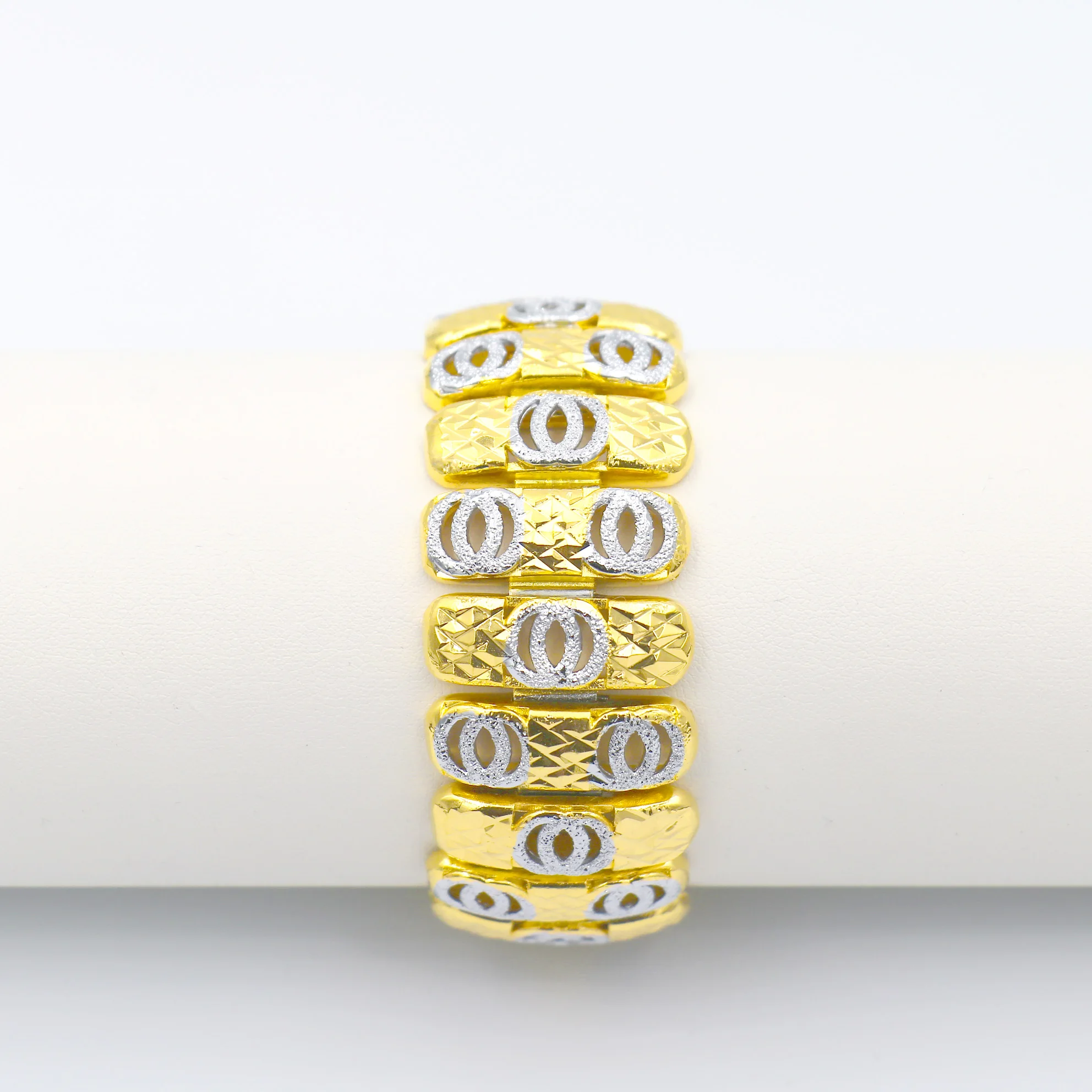  Малайзии из нержавеющей стали и горячей продажи ювелирных изделий с покрытыем цвета чистого 24 каратного золота браслет