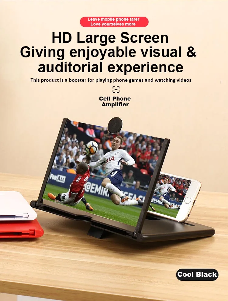 HD large screen giving enjoyable visual and auditorial experience