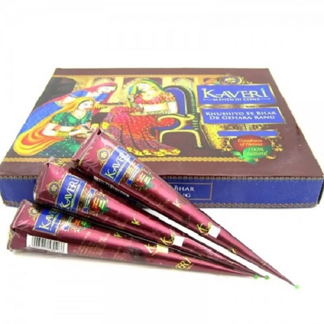 Hot sell Kaveri natural henna cone 100% natural