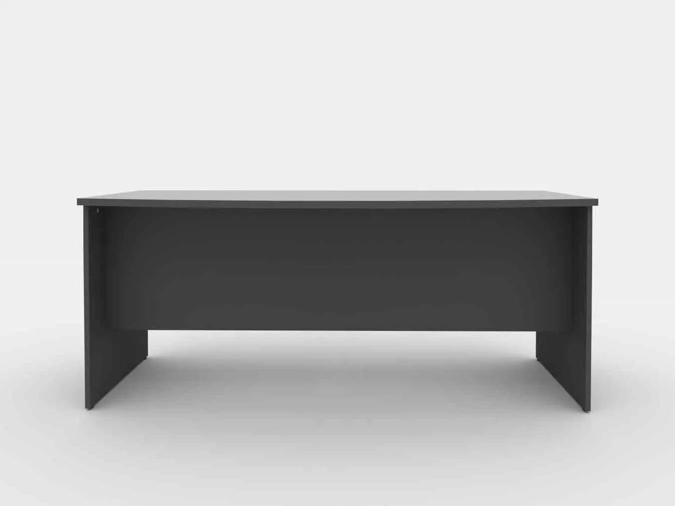 2022 New Design Furniture Modern Curve Executive Office Desk Workstation Computer Table with Modesty Panel for Workspace Area