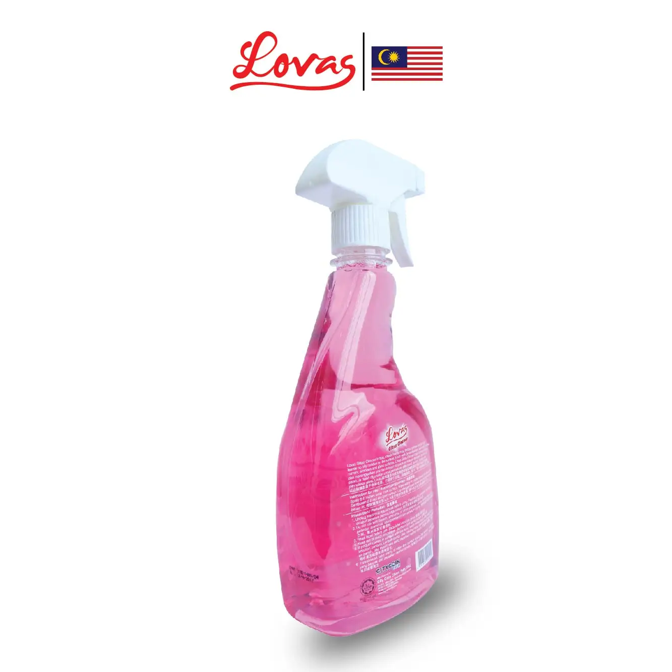No Ammonia Rose Fragrance Glass and Surface Cleaner Liquid HALAL Clear Light Pink Laundry Detergent for Wash Storage Purpose
