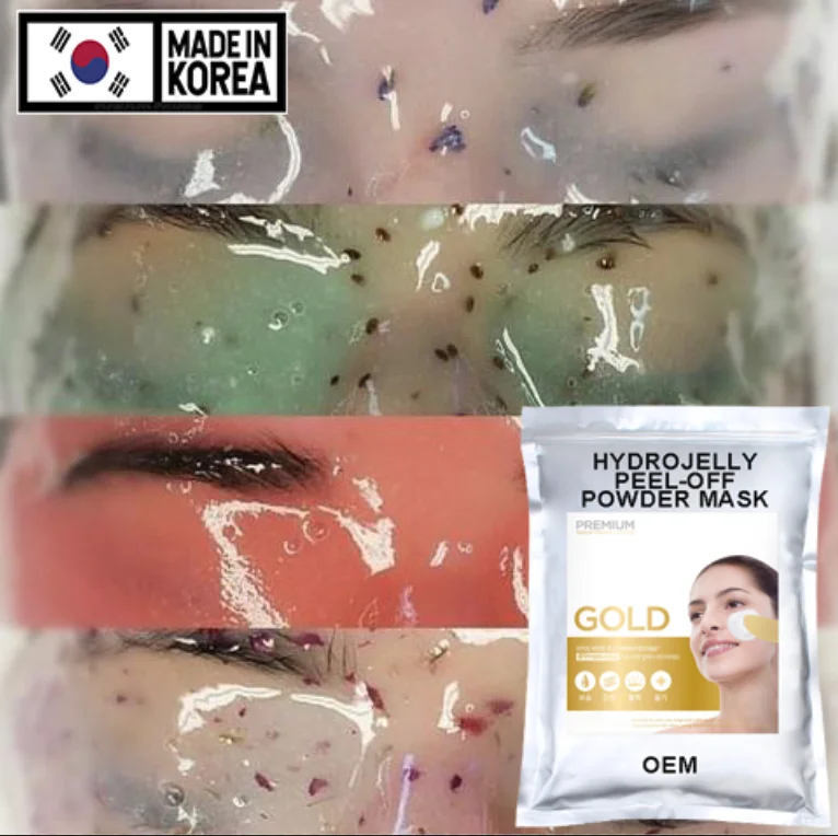 Made in Korea Vegan Hydrojelly Mask powder Korean alginate mask hyaluronic acid peel off mask Crystal Hydro Jelly modeling Mask