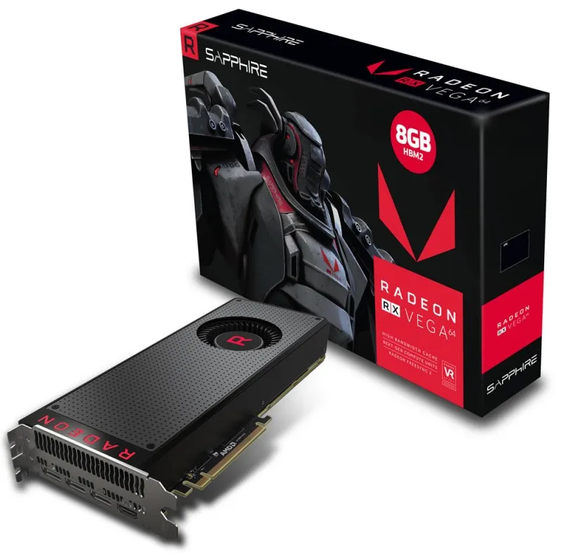 
New Radeon RX Vega 64 8GB Overclocked 2048-Bit PCI Express 