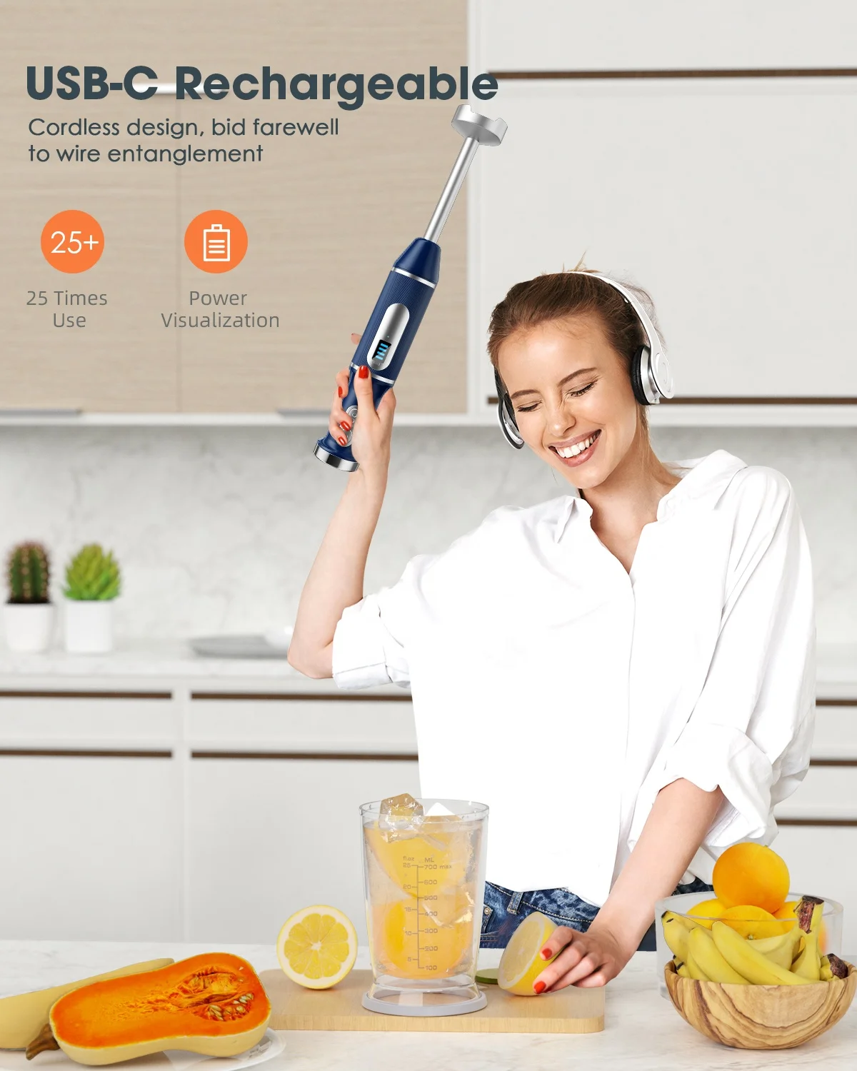 Manufacturer Direct Battery Operated 200W Multi Purpose Portable Hand Blender 12v DC Blender Blender Electric Mixer