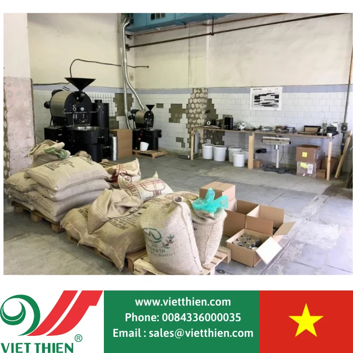 High quality arabica coffee beans for export in bulk, available for wholesale worldwide from Vietnam