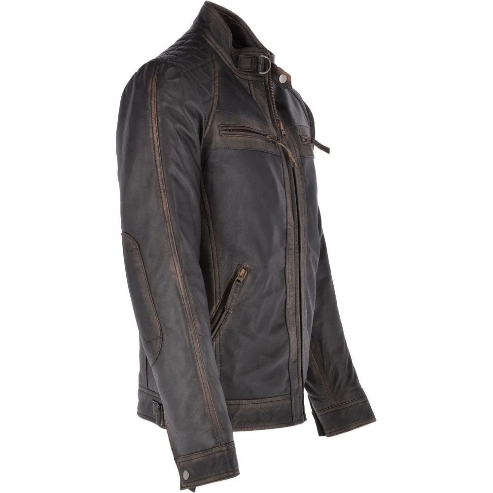 
New Design Top Quality Pure 100% Leather Jacket 