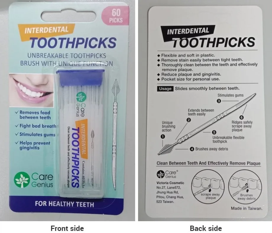 OEM Алмазная дизайнерская щетка, пластиковая зубочистка