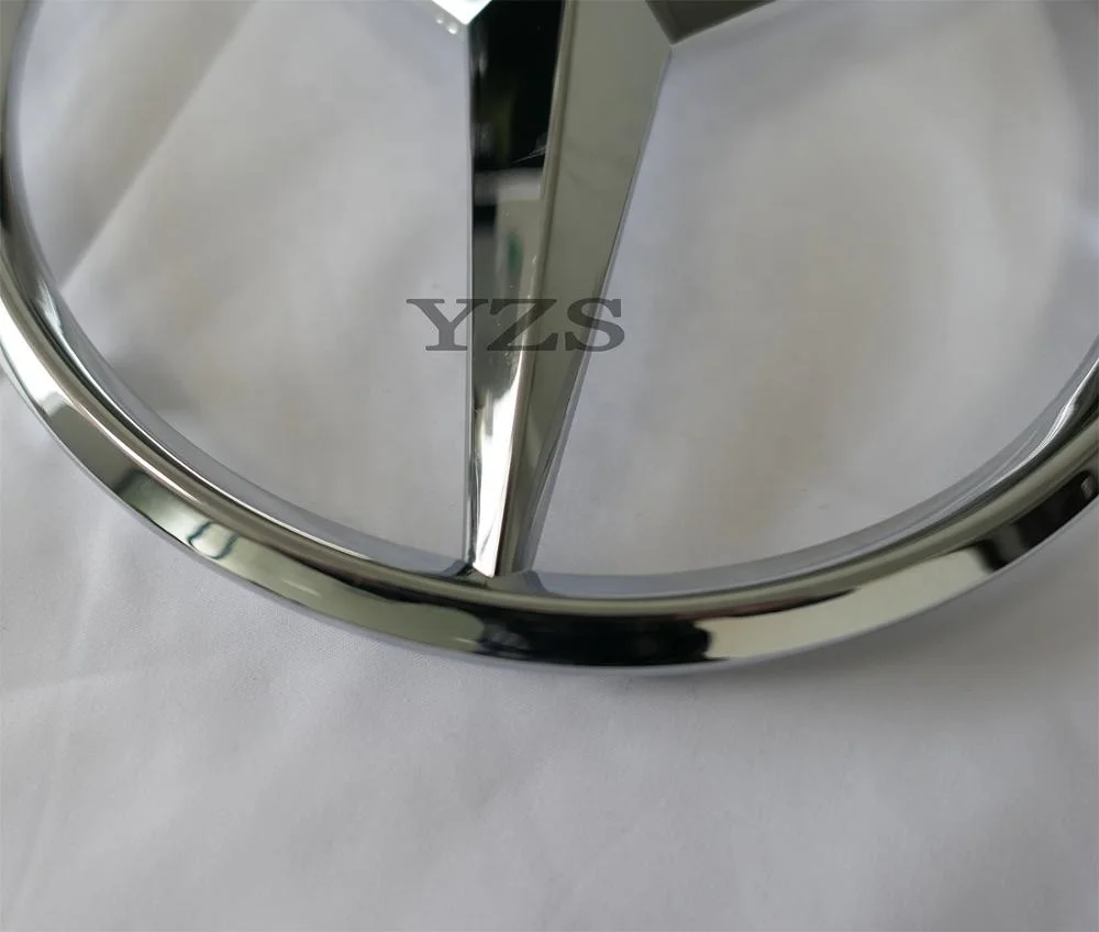 Illuminated Front Grille Star Logo Emblem Badge Fits For 13-16 Mercedes Benz W205 A B C E M R ML GL GLA GLK