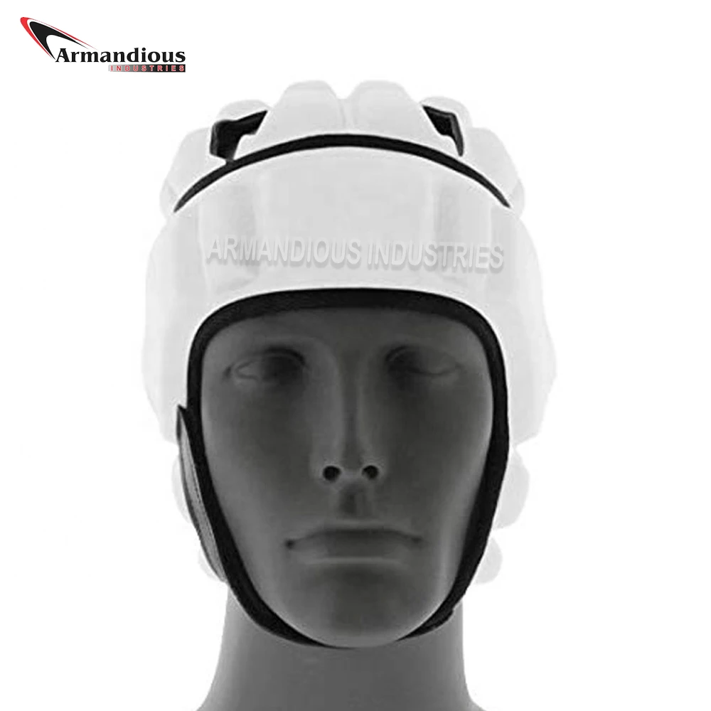 OEM Logo Soft Shell Rugby Helmet Customized Half Football Adult EVA Helmet with Face Pattern for Skating Sports Wholesale
