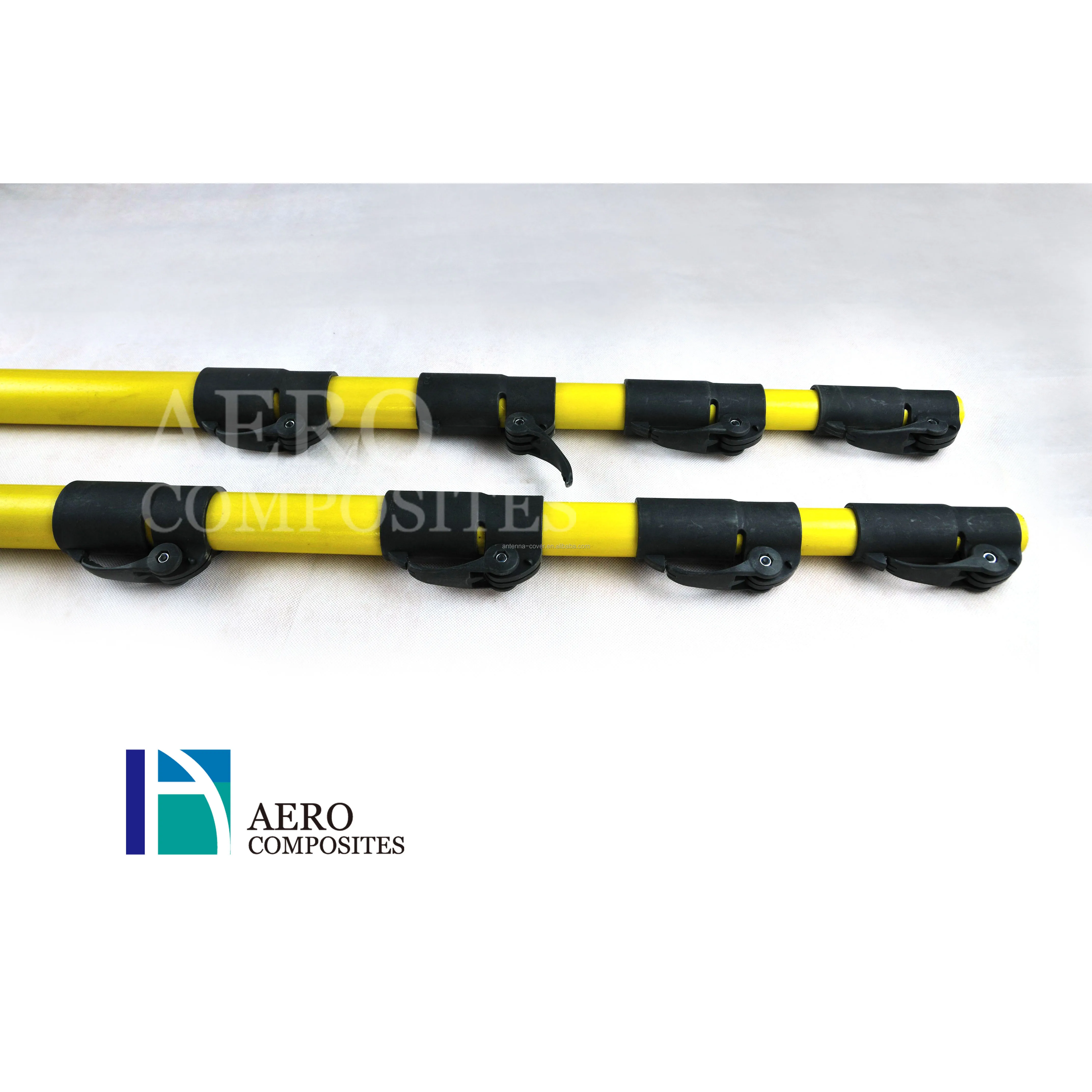 10m fiberglass telescopic poles