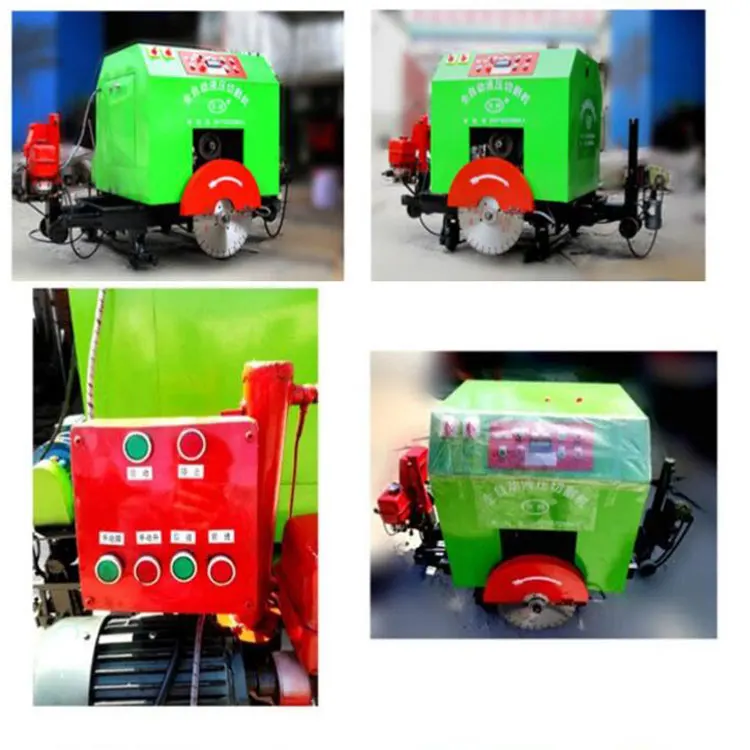 Full automatic precastconcrete floor slab cutting machine