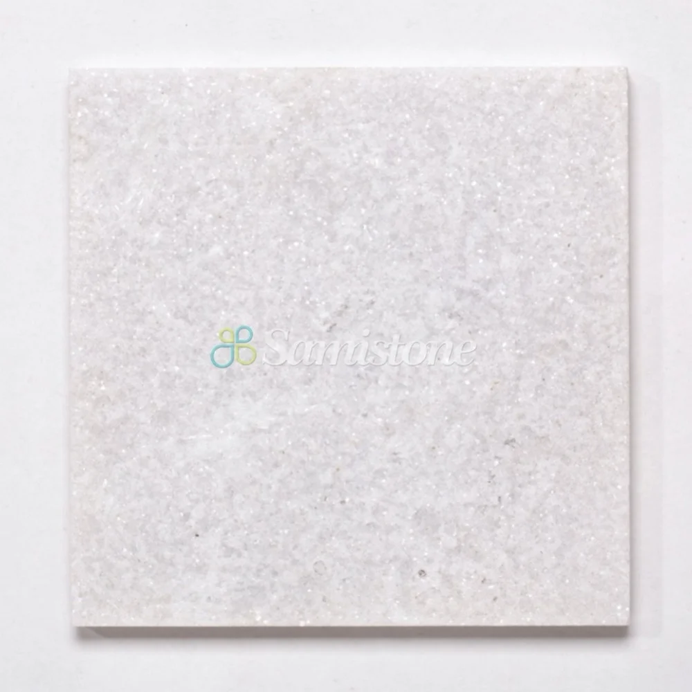 Samistone Flamed Marble Bianco Diamante White Stone White Marble Pavers